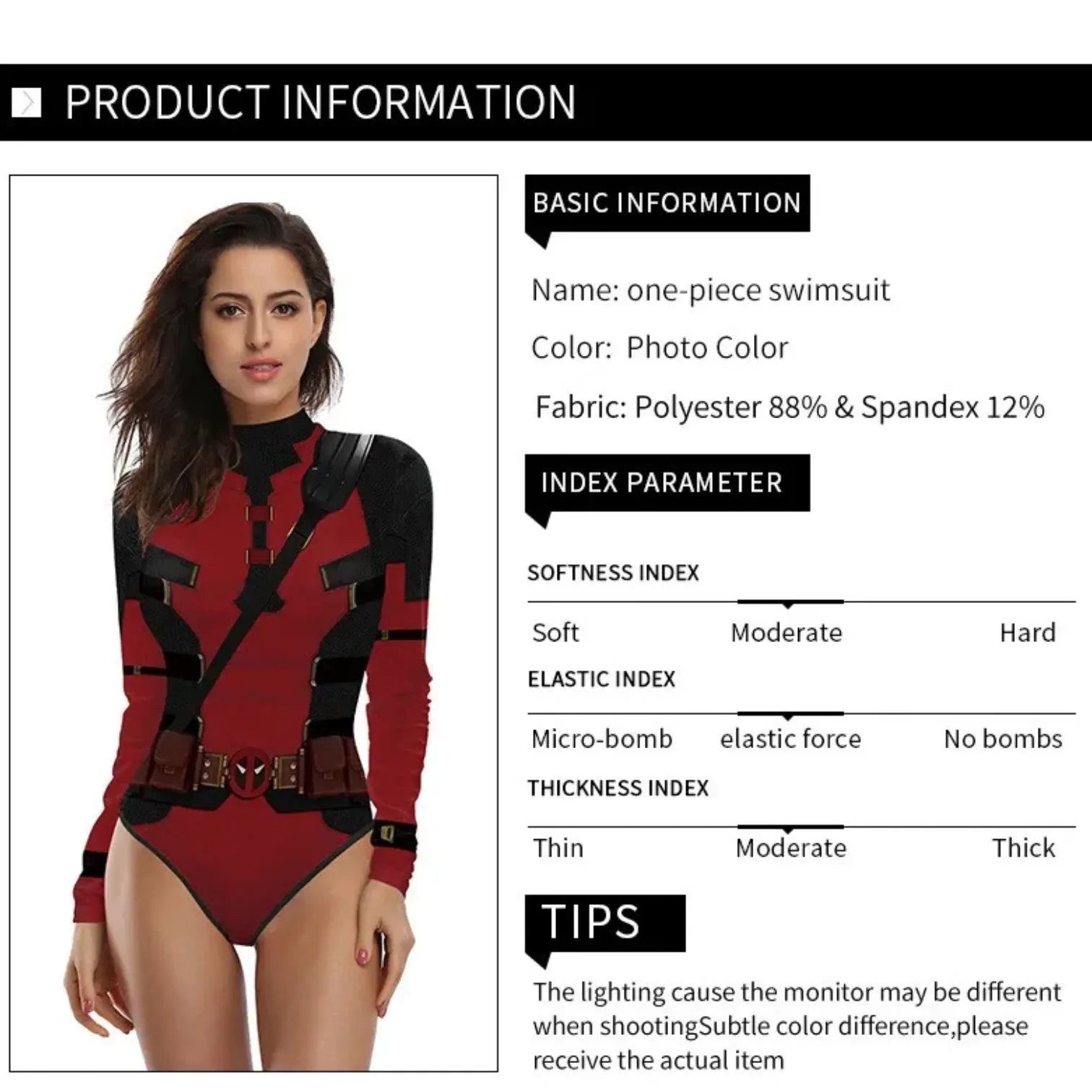 Deadpool and Wolverine Split Design Bodysuit