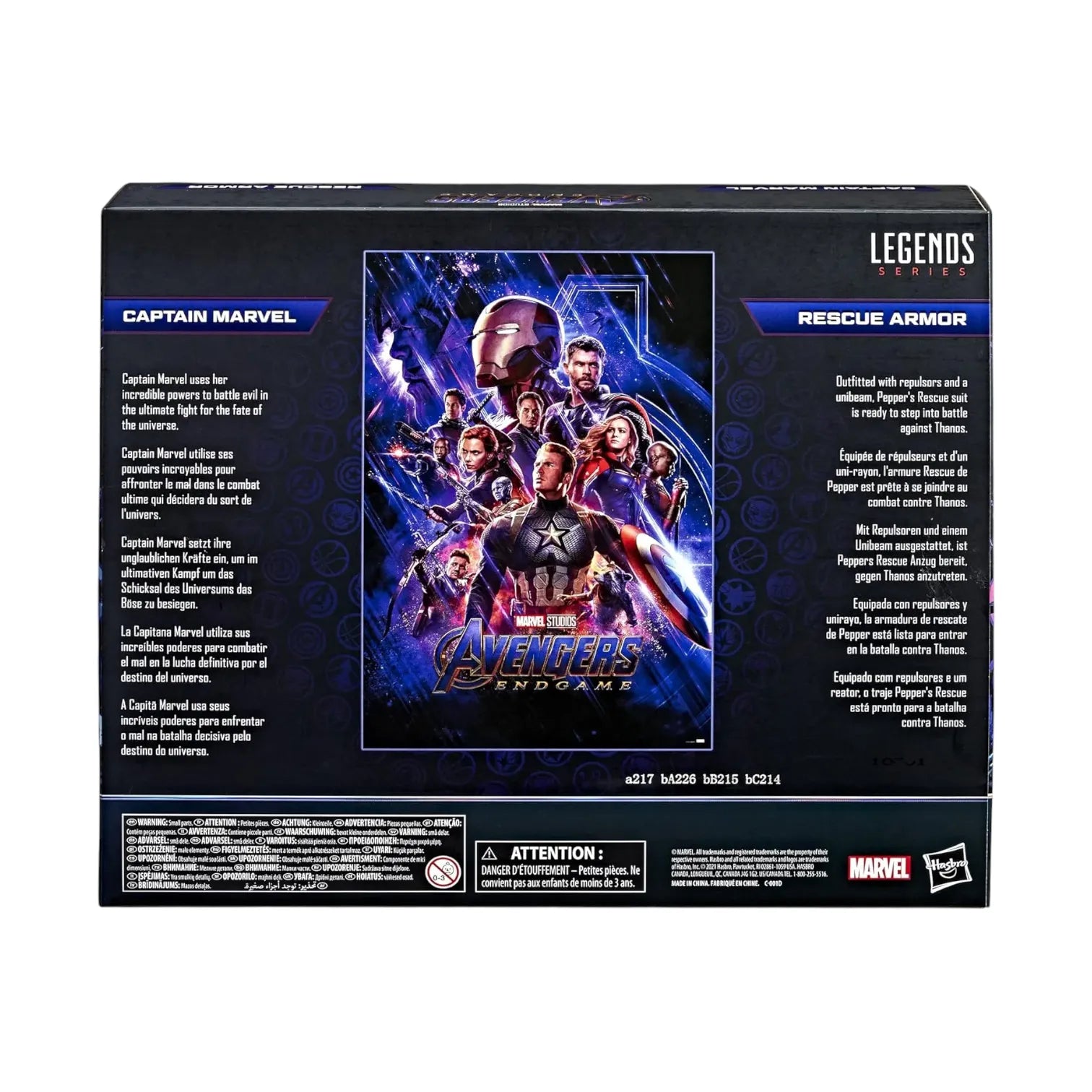 Marvel Captain and Rescue Armor Figure (Set of 2)