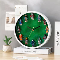 Toy Boy Quirky Superhero Blocks Clock