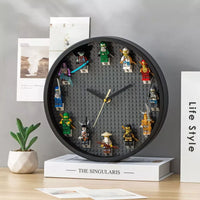Toy Boy Quirky Superhero Blocks Clock