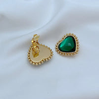 T-Luxe Sweetheart Cabochon Earrings