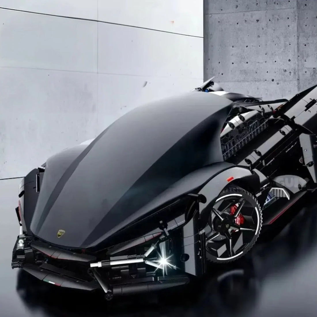 Raceforge Stealth Hypercar Building Blocks (2884 Pcs)