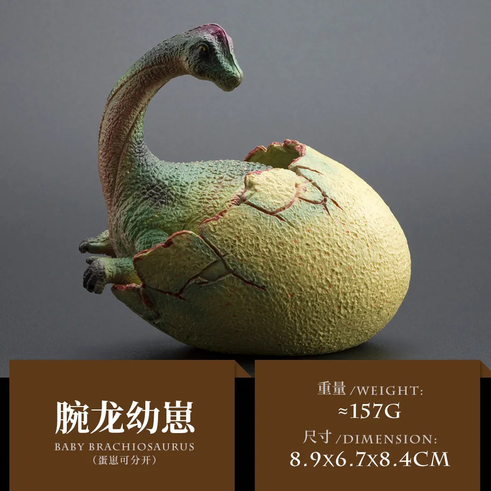 Ludus Ars Prehistoric Dinosaur Hatchling Egg Figures