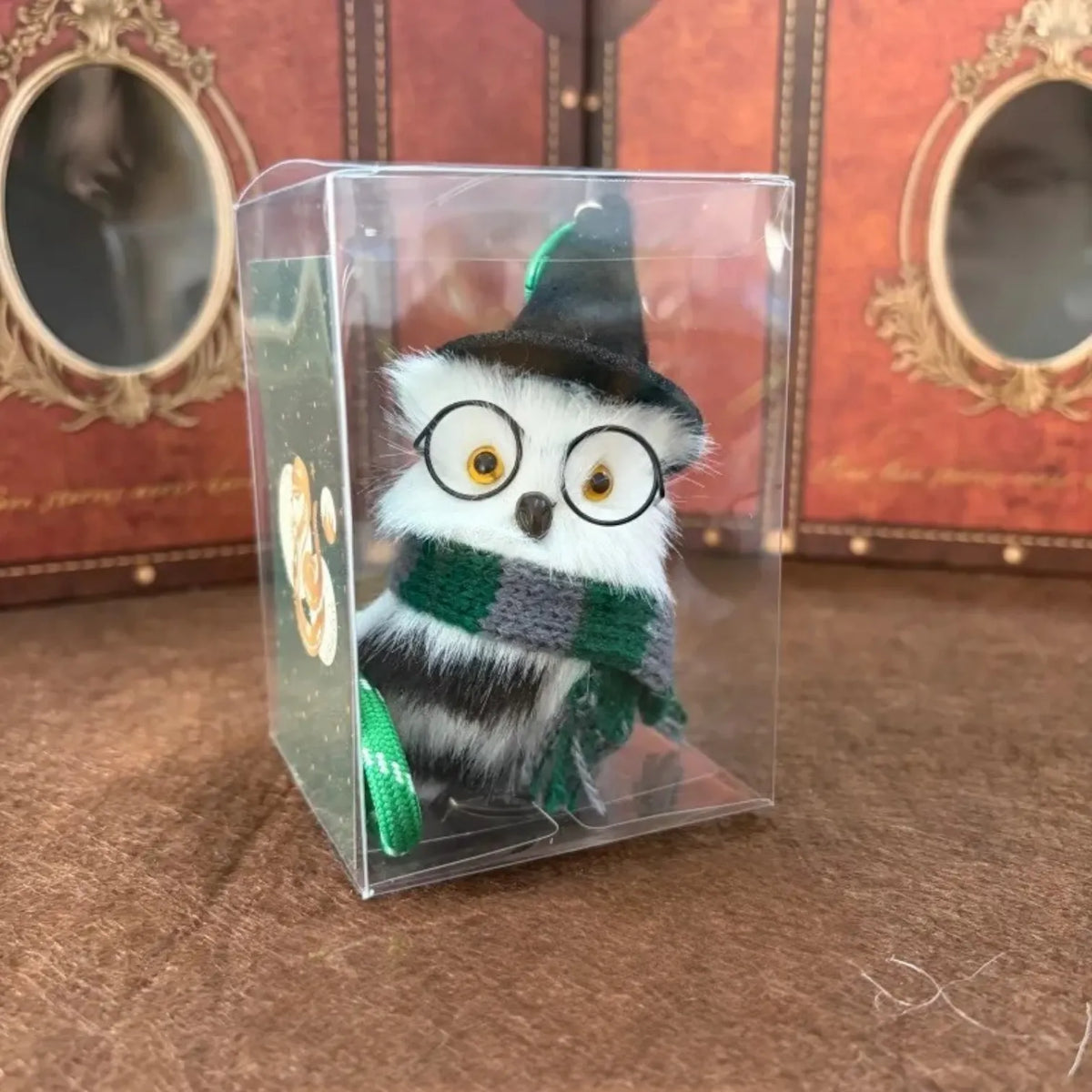 Handcrafted Wizard Owl Plush Bag Charm