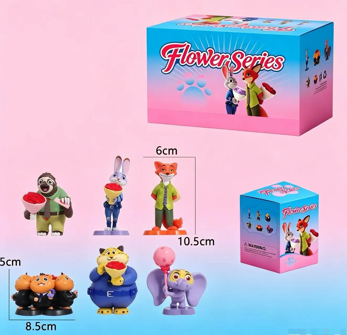DZNY Zootopia Flower Series Blind Box Figurine