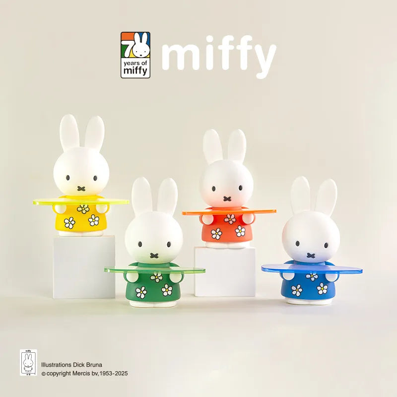 Miffy 70th Anniversary Floral Dress Storage Tray Figurine