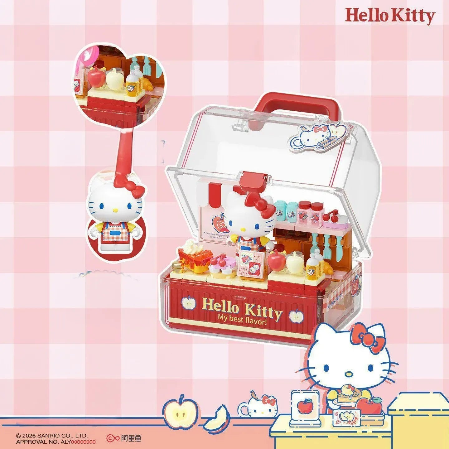 AREA-X Sanrio Fruit Shop Manager Building Blocks