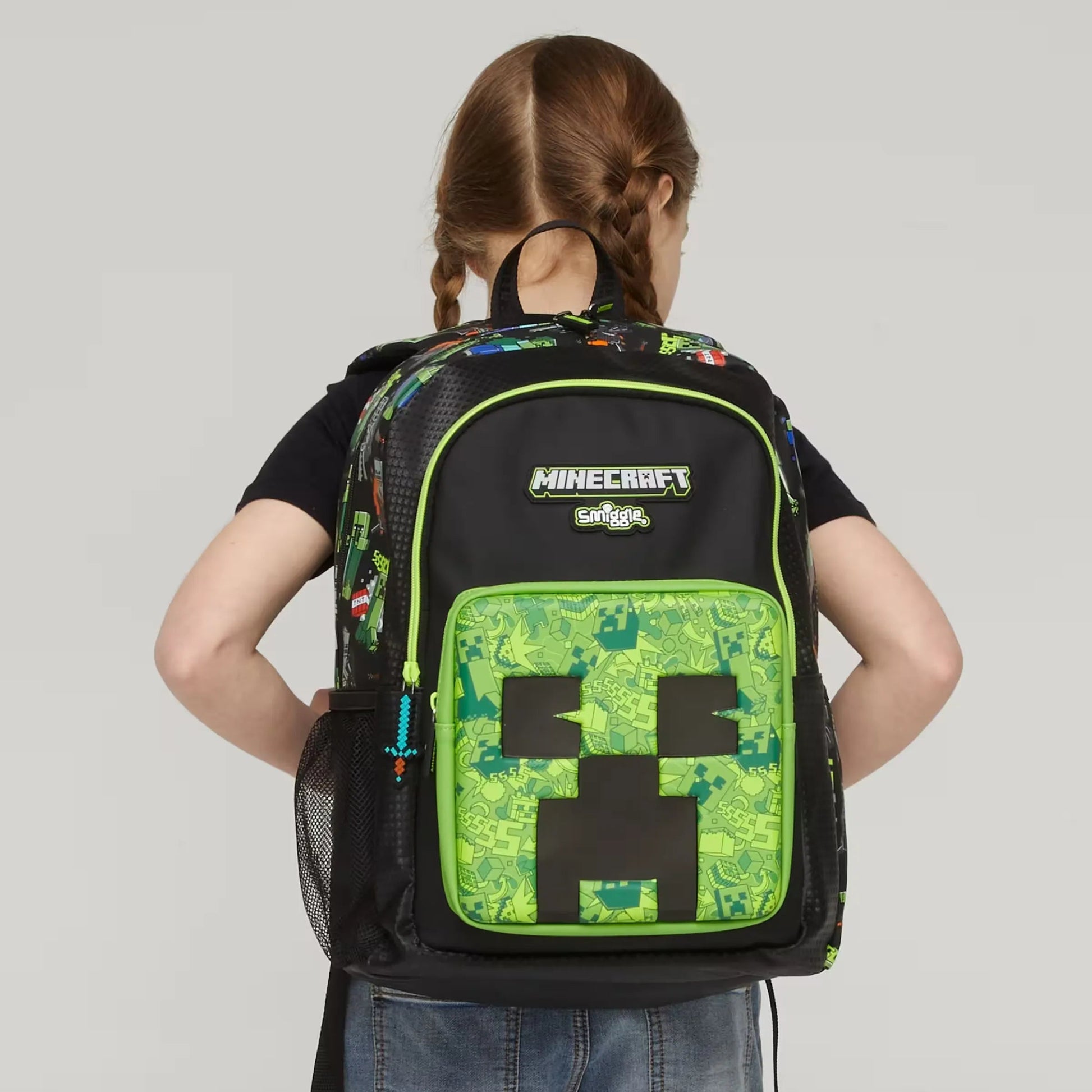 SMGL Minecraft Creeper School Classic Backpack