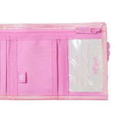 SMGL Smiling Flower Pink Tri-Fold Wallet