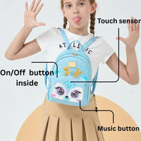Interactive Eye Blinking Musical Kids Backpack