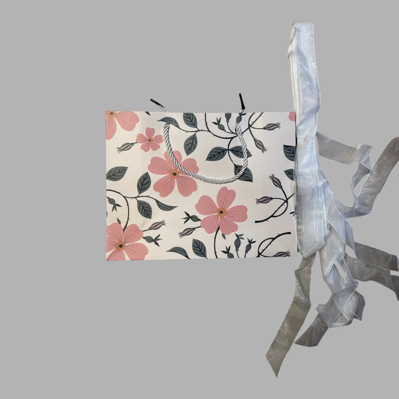 Aesthetic Pastel Floral and Heart Gift Bags