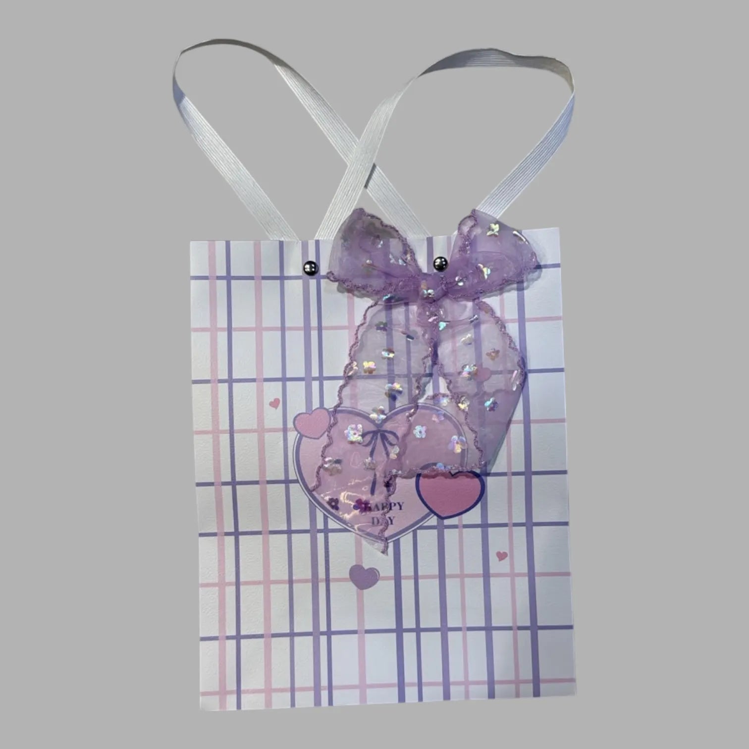 Aesthetic Pastel Floral and Heart Gift Bags