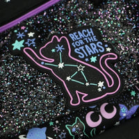 SMGL Celestial Cat Reach for the Stars Buckleflap Backpack