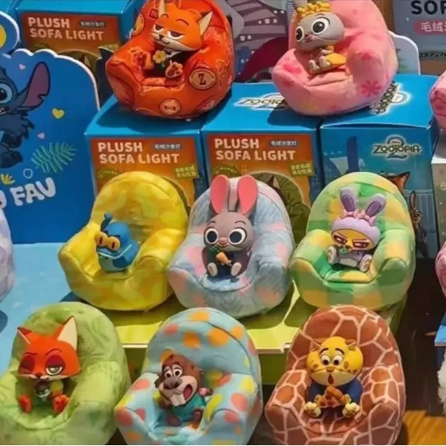 DZNY Zootopia Plush Sofa Tap Night Light Blind Box