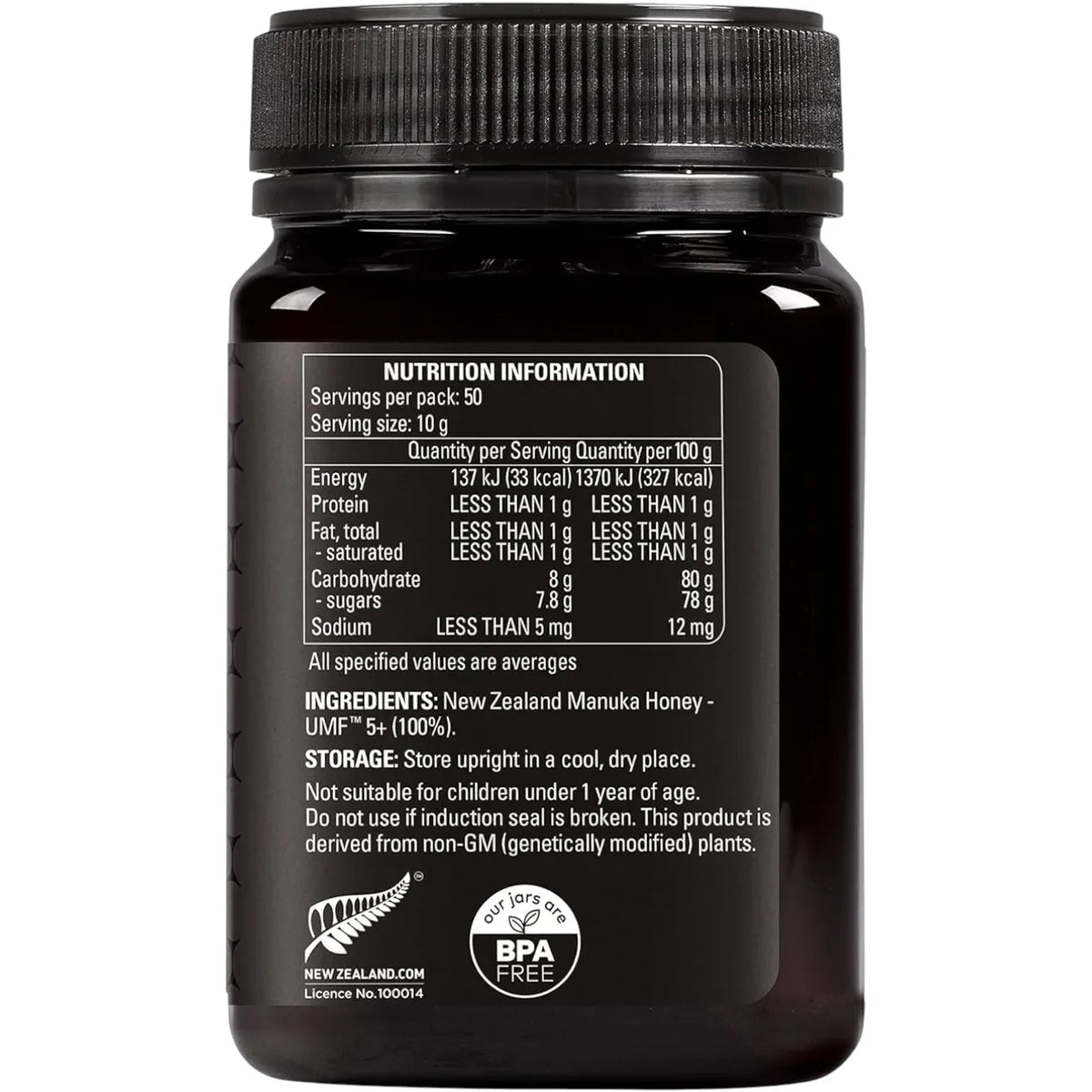 Comvita UMF 5+ Raw Manuka Honey (250 gms)