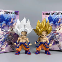DBZ Goku Ultra Instinct Chibi Figures