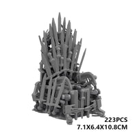 GoT C7782 Iron Throne Bricks Building Set (223 Pcs)