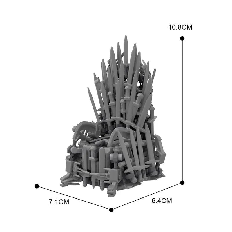 GoT C7782 Iron Throne Bricks Building Set (223 Pcs)