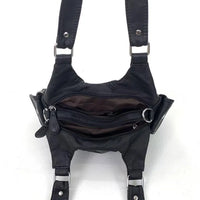 Vintage Y2K Washed Faux Leather Grunge Bag