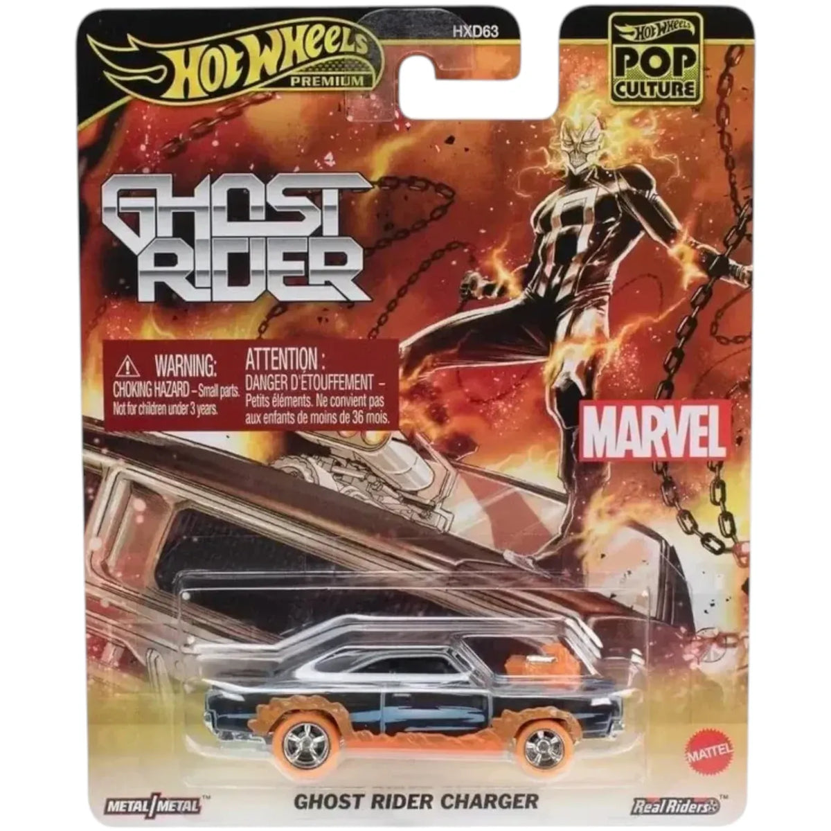 Hot Wheels Ghost Rider 1969 Dodge Charger Vehicle