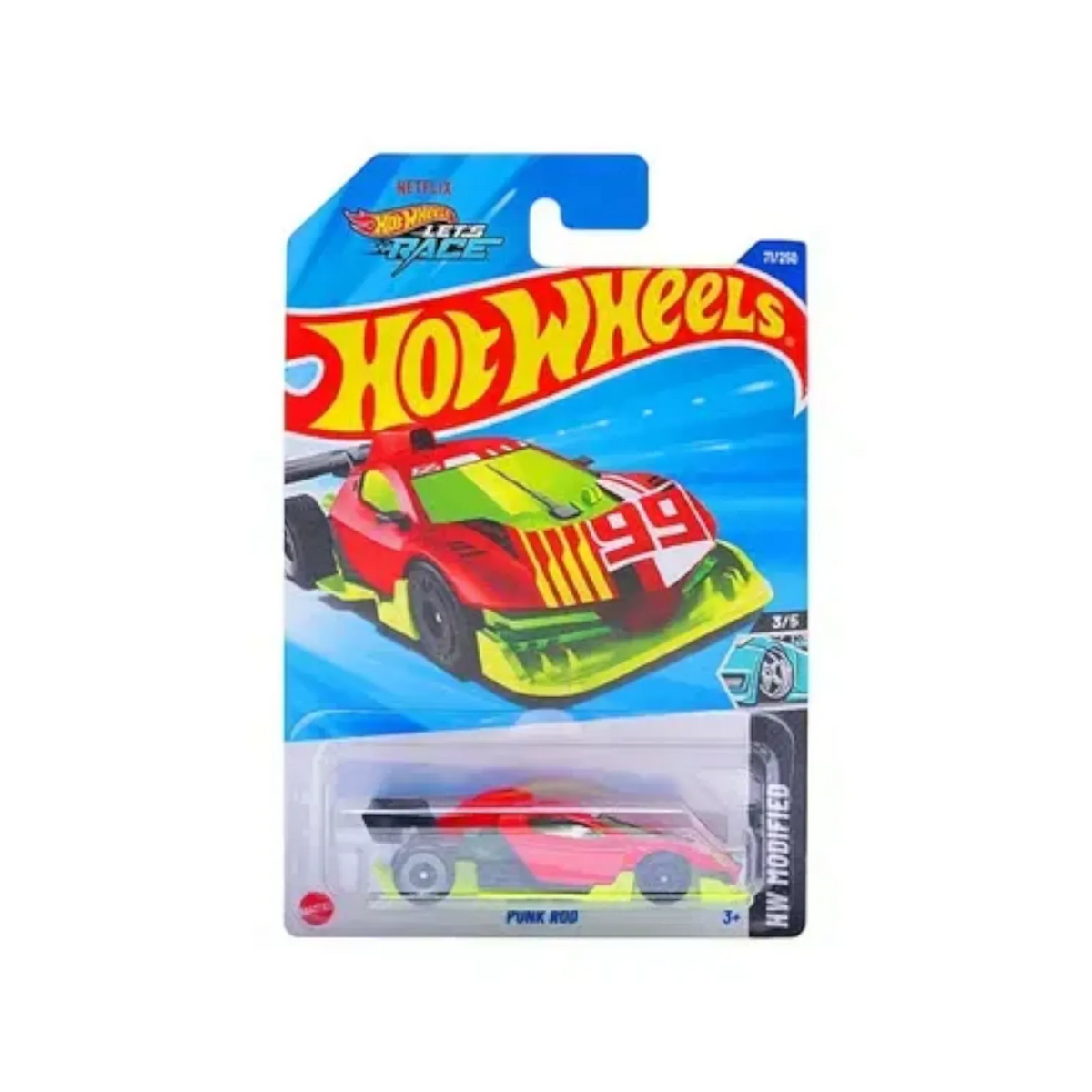 Hot Wheels HW Modified Punk Rod Let's Race Vehicle