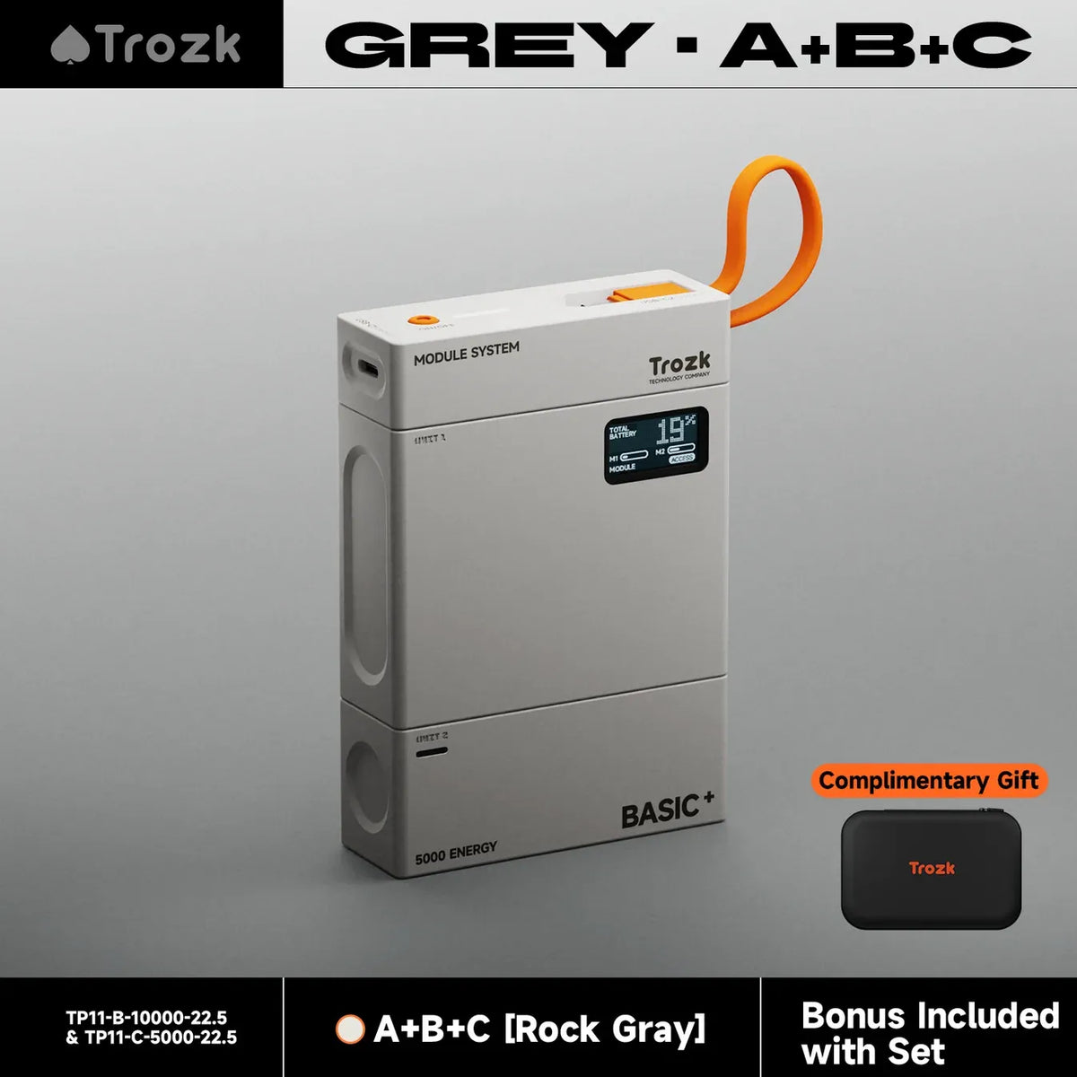Trozk T3 Cybernetic 22.5W 15000 mAh Power Bank