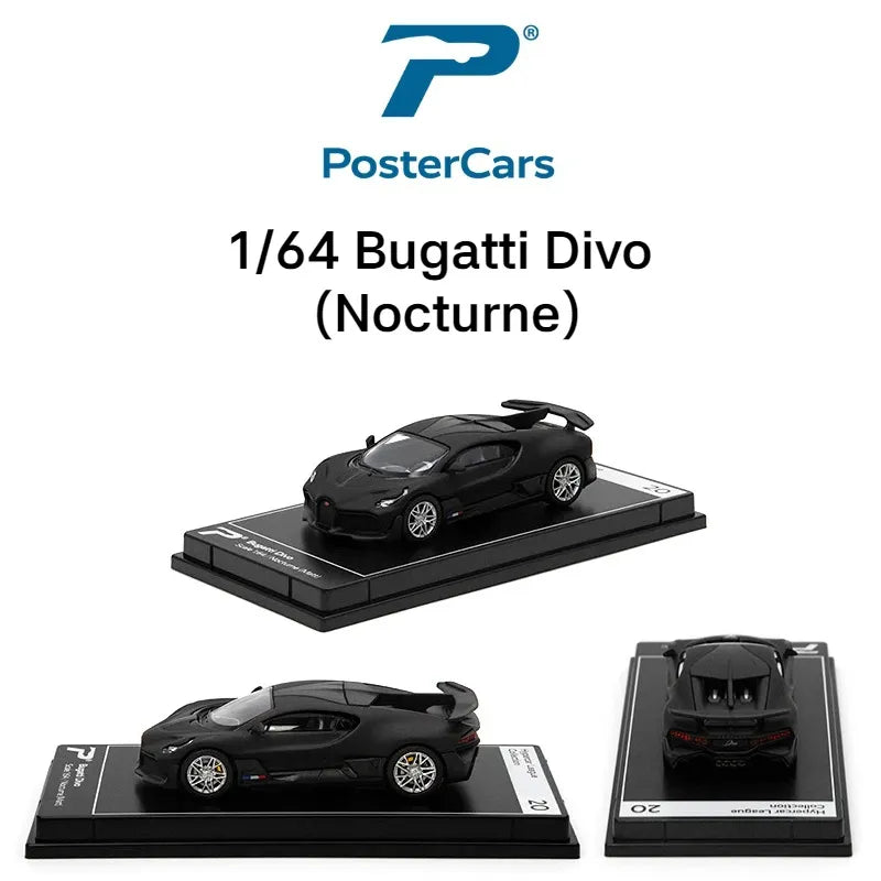 PosterCars 1/64 Scale Hypercar Collectible Diecast Models