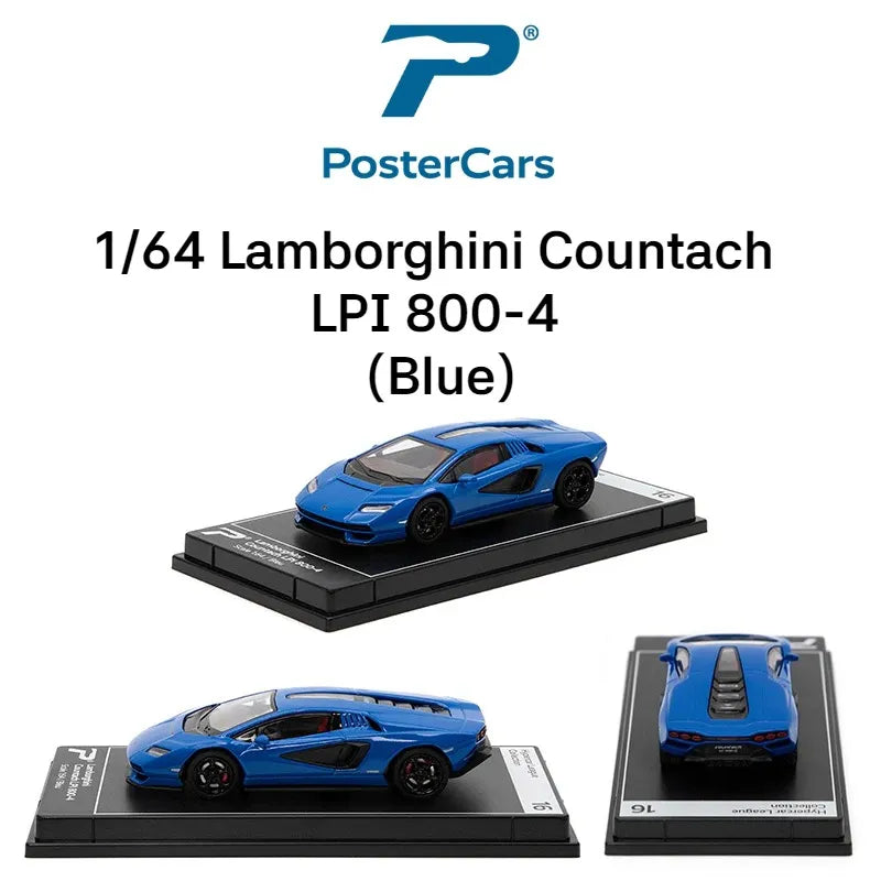 PosterCars 1/64 Scale Hypercar Collectible Diecast Models