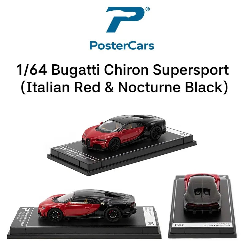 PosterCars 1/64 Scale Hypercar Collectible Diecast Models