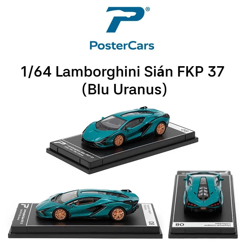 PosterCars 1/64 Scale Hypercar Collectible Diecast Models