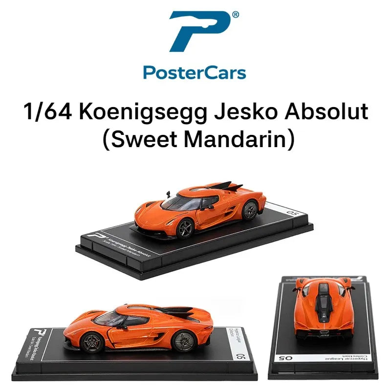 PosterCars 1/64 Scale Hypercar Collectible Diecast Models