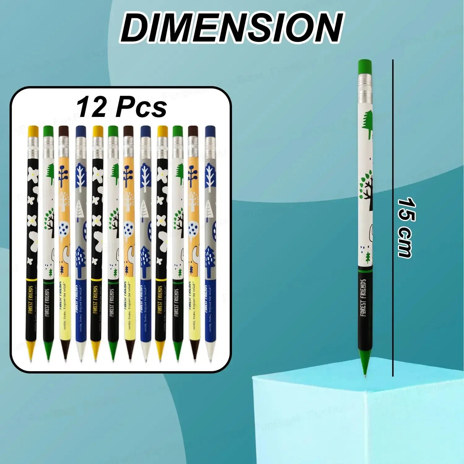 Woodland Toolkit 0.7mm Mechanical Pencils