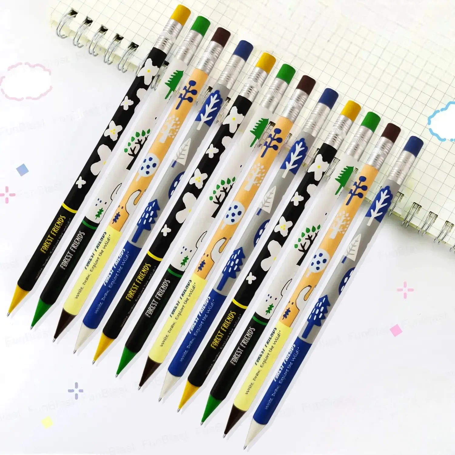 Woodland Toolkit 0.7mm Mechanical Pencils