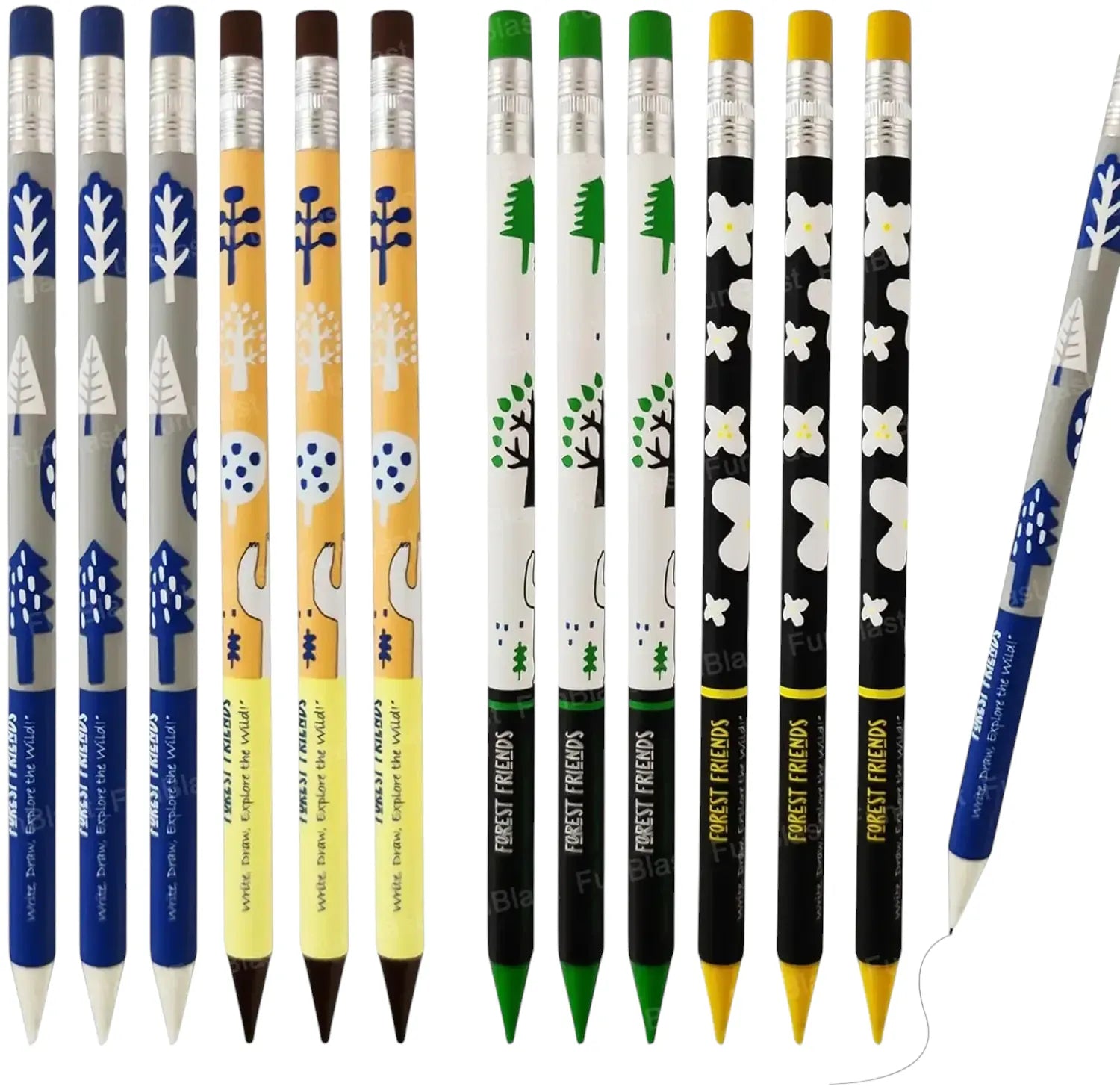 Woodland Toolkit 0.7mm Mechanical Pencils