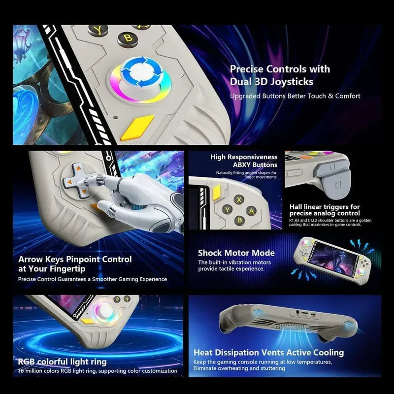 Mecha RG52 Mini Cyberpunk Game Console