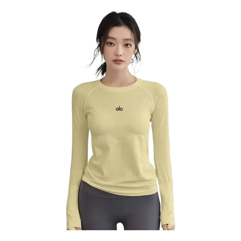 Alo Yoga Seamless Long Sleeve Top