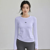Alo Yoga Seamless Long Sleeve Top