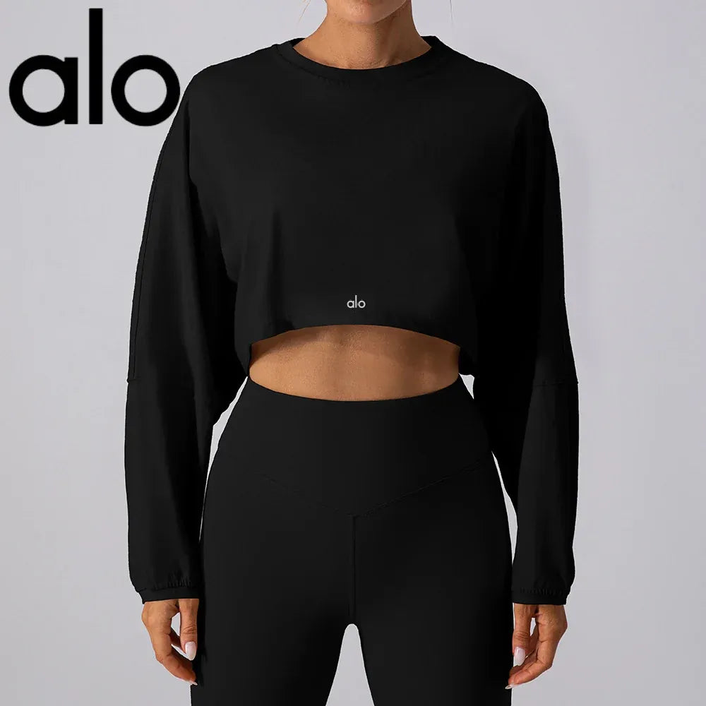 Alo Yoga Cropped Activewear Top