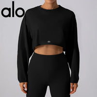 Alo Yoga Cropped Activewear Top