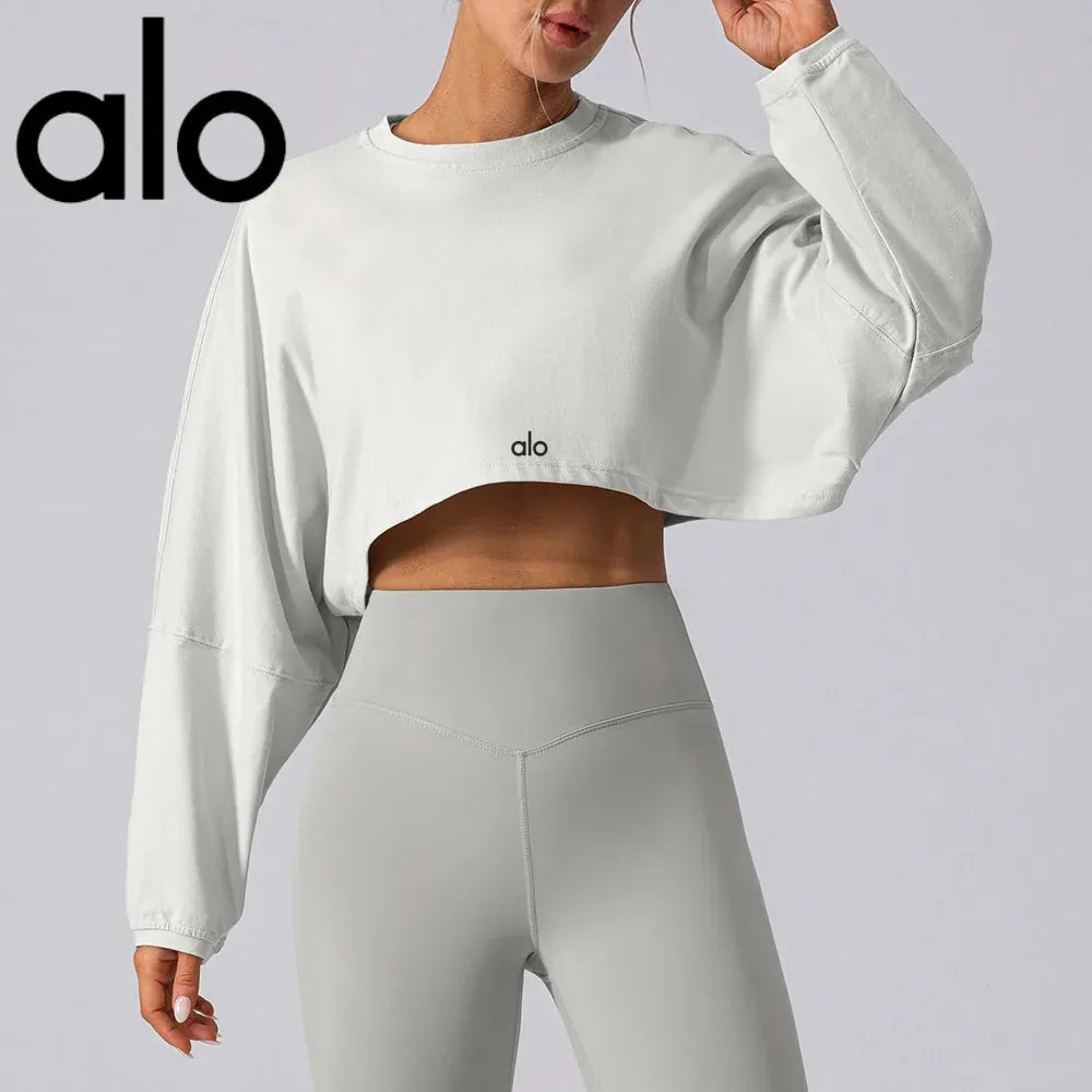Alo Yoga Cropped Activewear Top