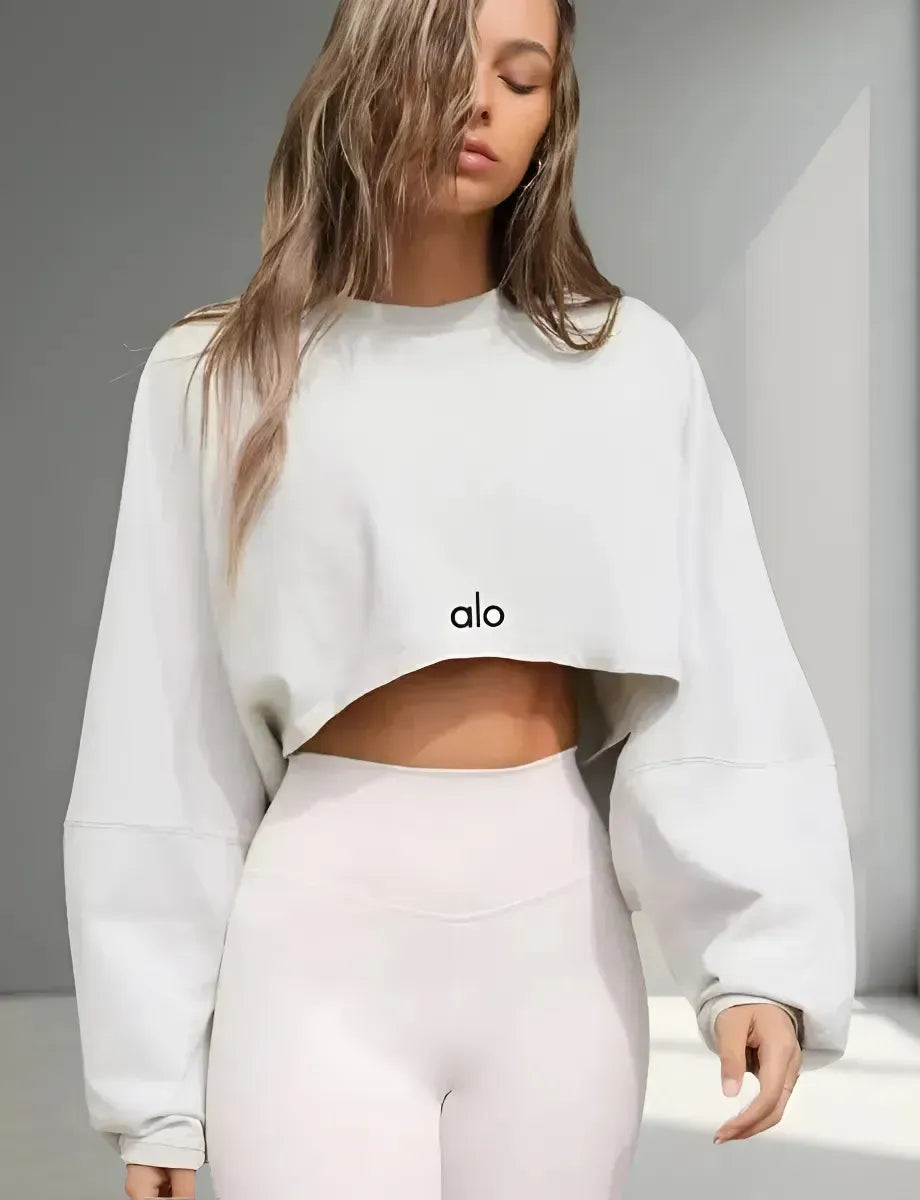 Alo Yoga Cropped Activewear Top