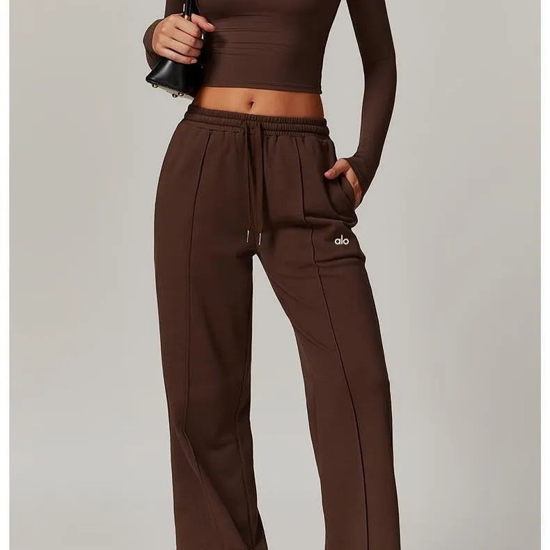 Alo Yoga Structured Wide Leg Activewear Set