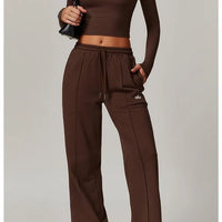 Alo Yoga Structured Wide Leg Activewear Set