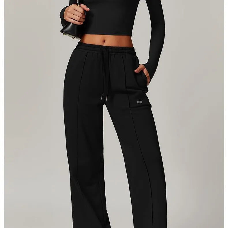 Alo Yoga Structured Wide Leg Activewear Set