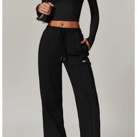Alo Yoga Structured Wide Leg Activewear Set