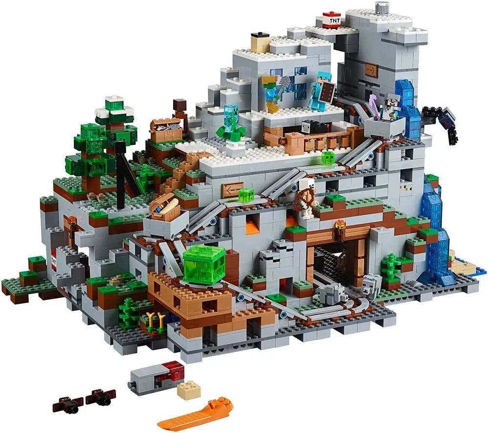 Minecraft Mountain Cave Building Blocks (2863 Pcs)