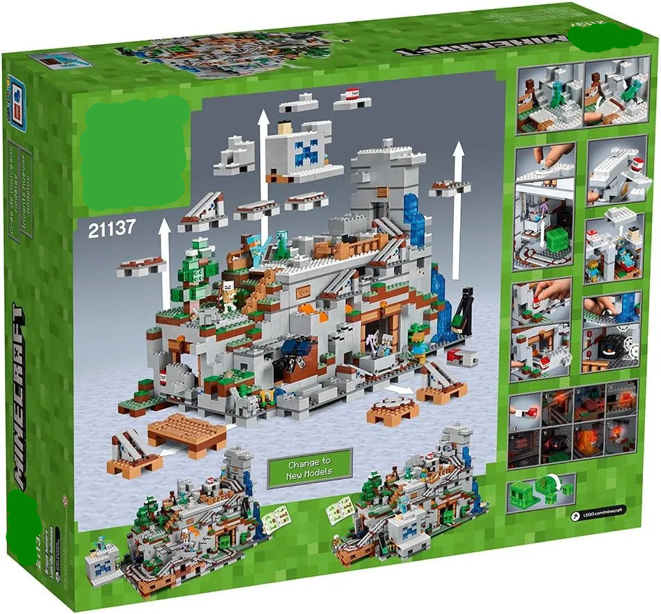 Minecraft Mountain Cave Building Blocks (2863 Pcs)