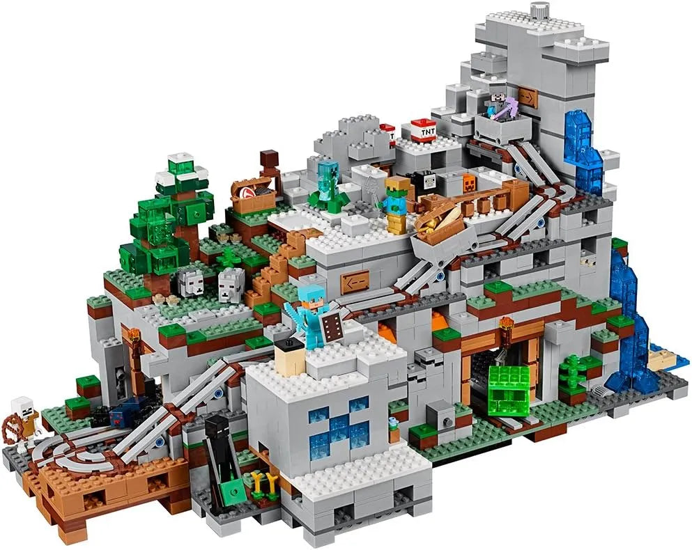 Minecraft Mountain Cave Building Blocks (2863 Pcs)