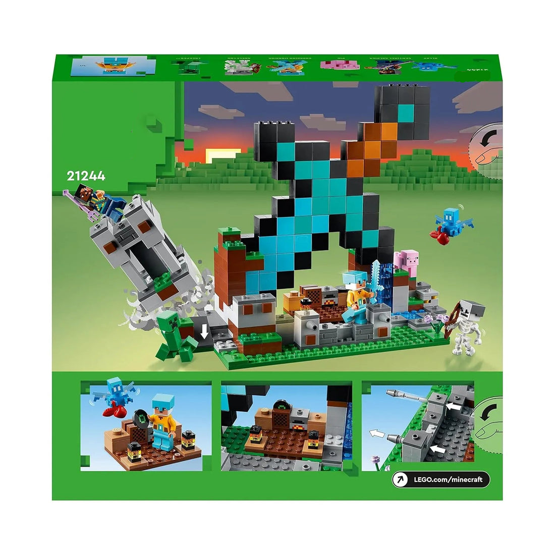 Minecraft The Sword Outpost Building Blocks (427 Pcs)