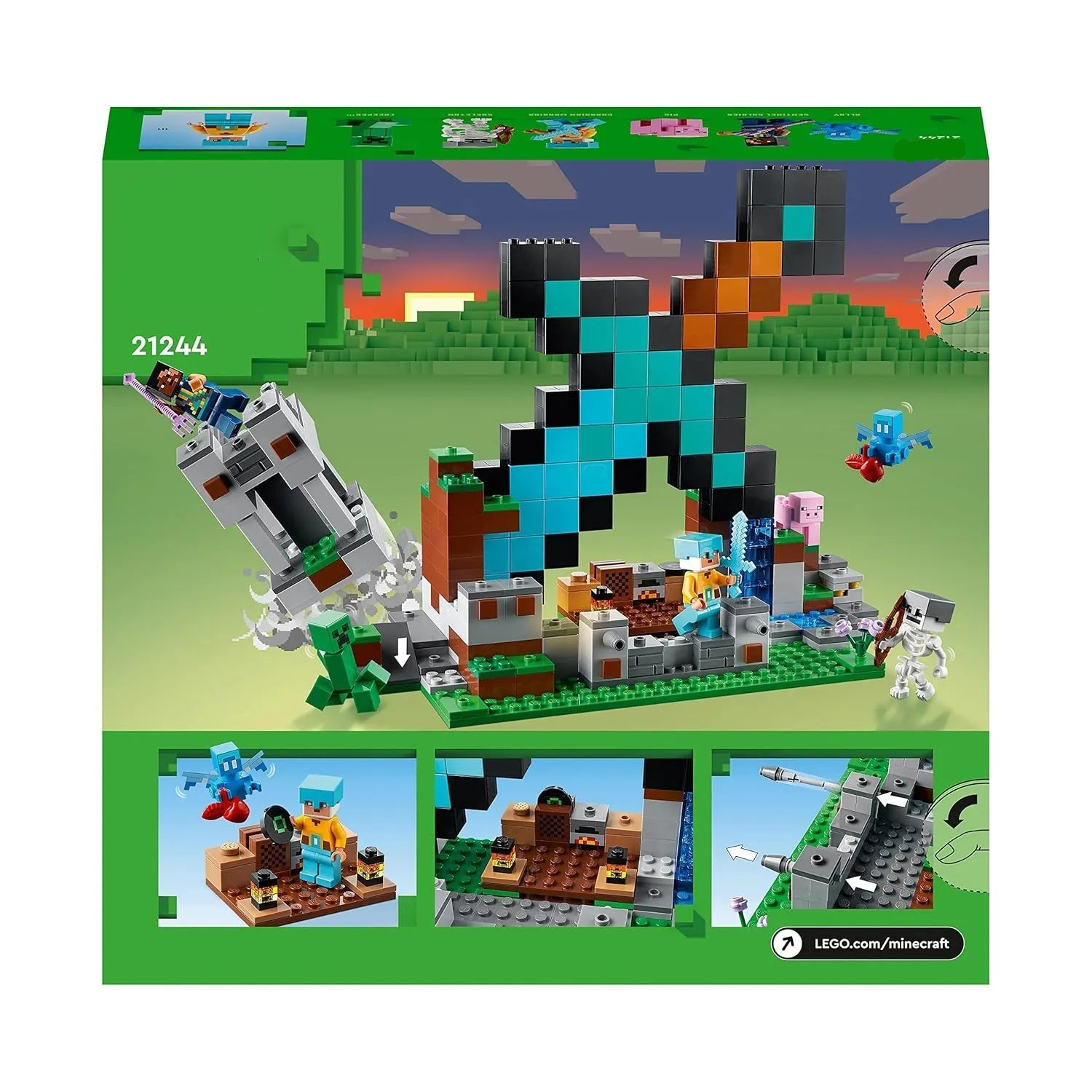 Minecraft The Sword Outpost Building Blocks (427 Pcs)